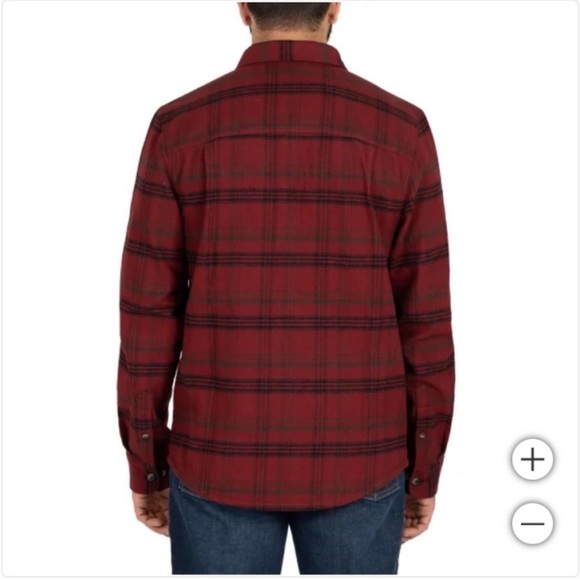 NWT Colorado Clothing Men Flannel RED - size M - Picture 2 of 3